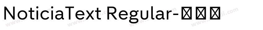 NoticiaText Regular字体转换